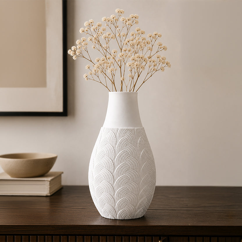 Leaf Textured Vase