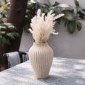 Ribbed Vase